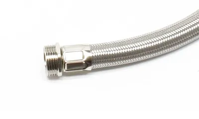 FKS Dirsekli Fleks Hortum Paslanmaz Çelik Örgülü 2" – 150 cm (3)